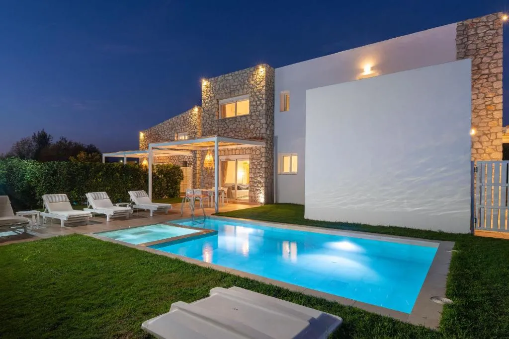 Image of OSSIANO POOL VILLAS, Heating Pool, 2 min drive to Haraki Beach & 10 to Lindos