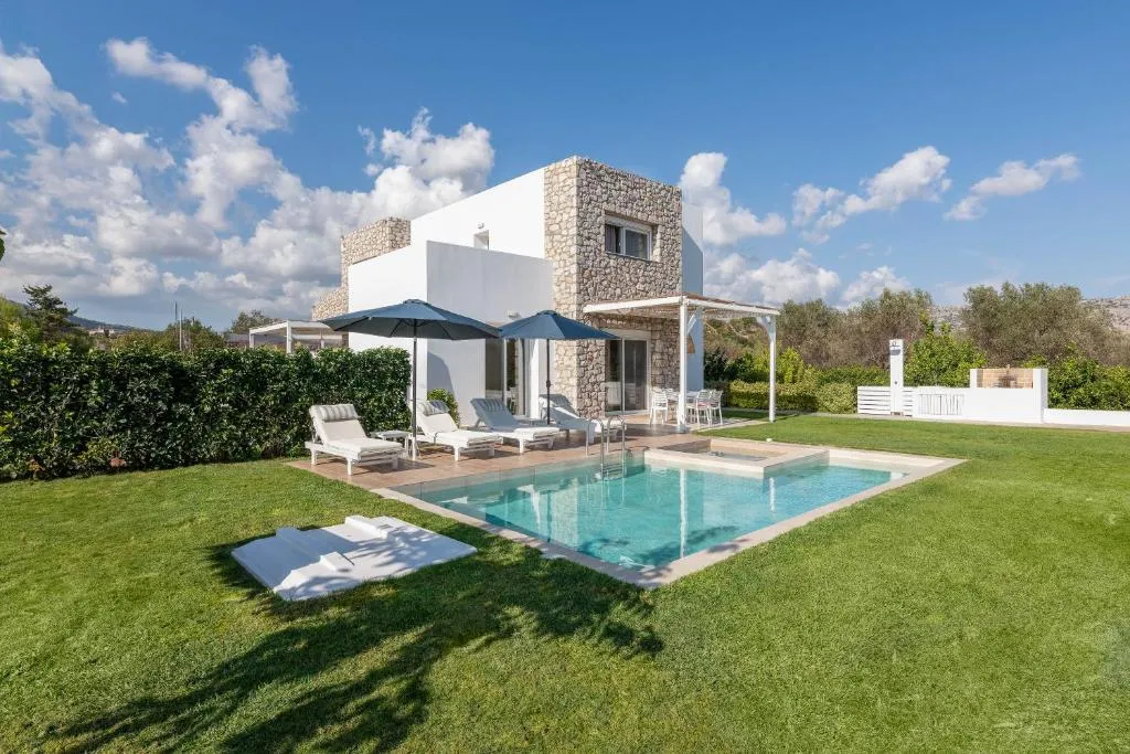 Image of Ossiano Pool Villas,Heating Pool, 2 min drive to Haraki Beach & 10 min to Lindos