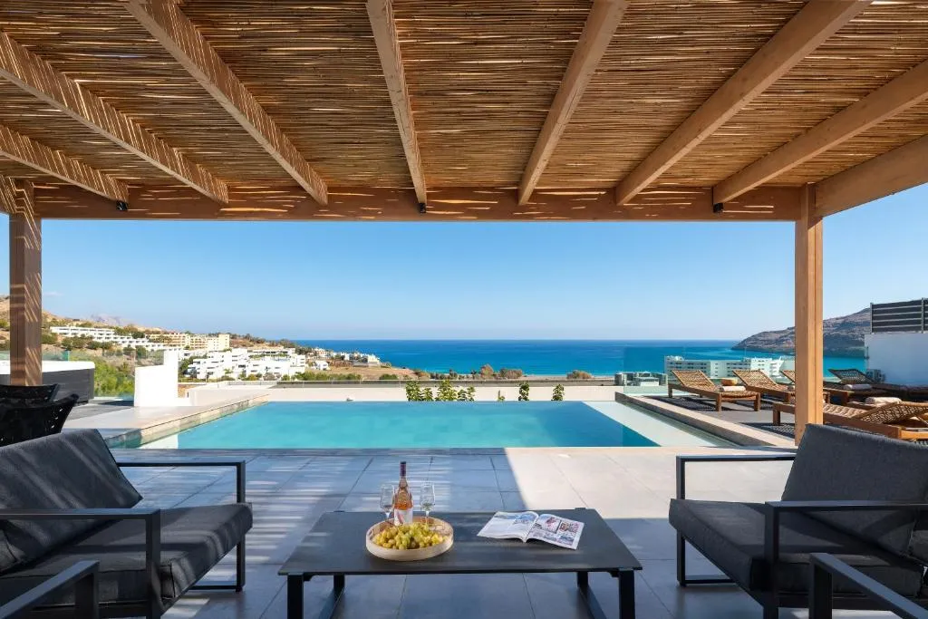 Image of Villa Rocabella with heated pool & jacuzzi in Lindos